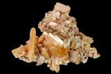 Orange Wulfenite Crystal Cluster - La Morita Mine, Mexico #170311-1